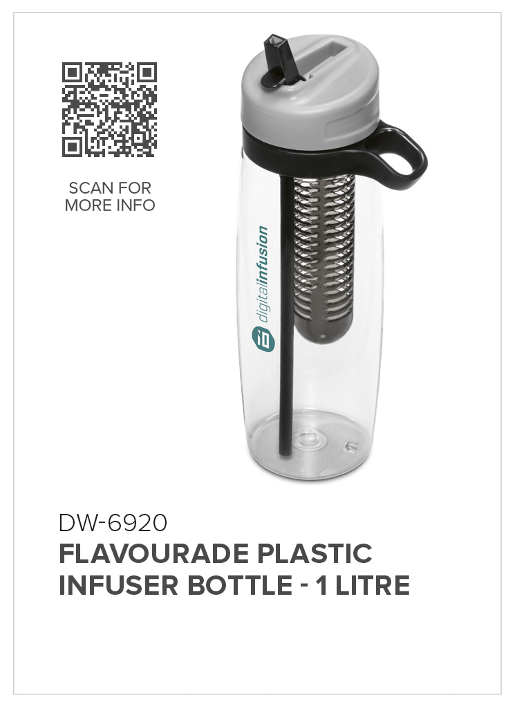 Flavourade Plastic Infuser Bottle - 1 Litre